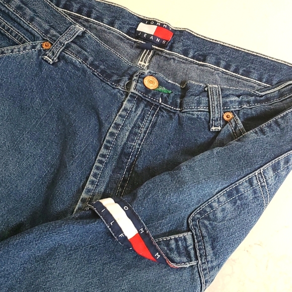 Vintage Tommy Hilfiger Wide Jeans with Hammer Holder - Picture 2 of 4